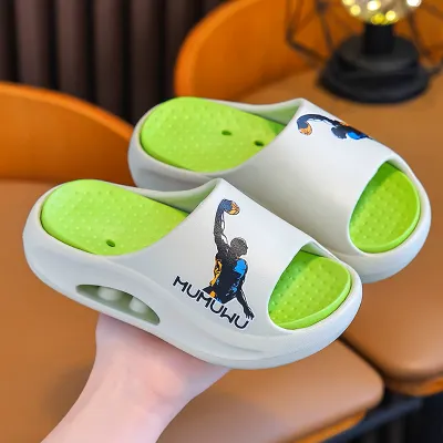 Slam Dunk Kids Slides – Sporty, Soft & Anti-Slip Sandals for Boys